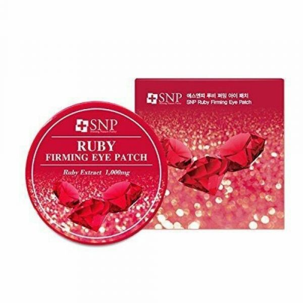 Hydrogel eye patches with ruby powder extract SNP Ruby Firming Eye Patch 60pcs